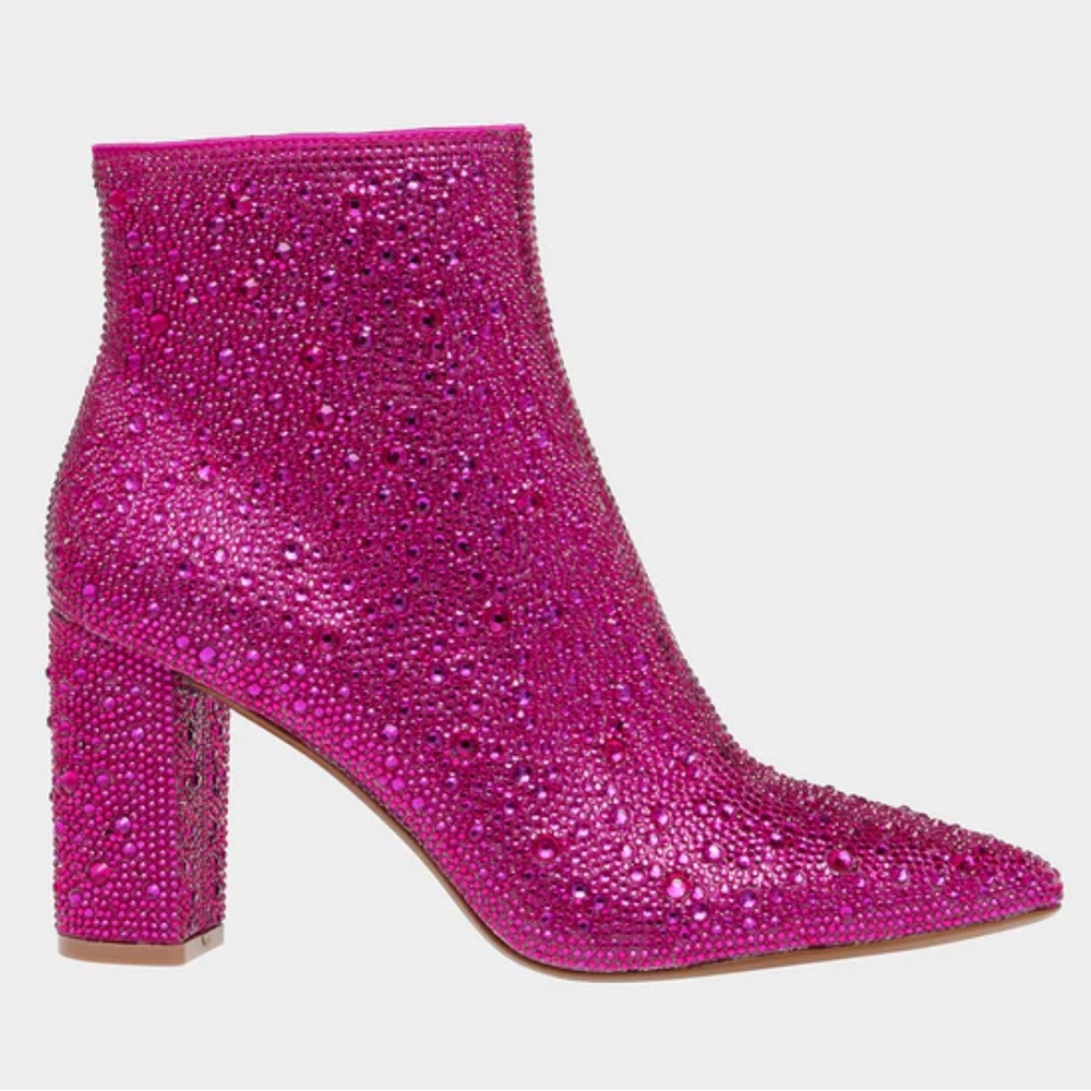 Betsey Johnson Cady Boots- Fuschia